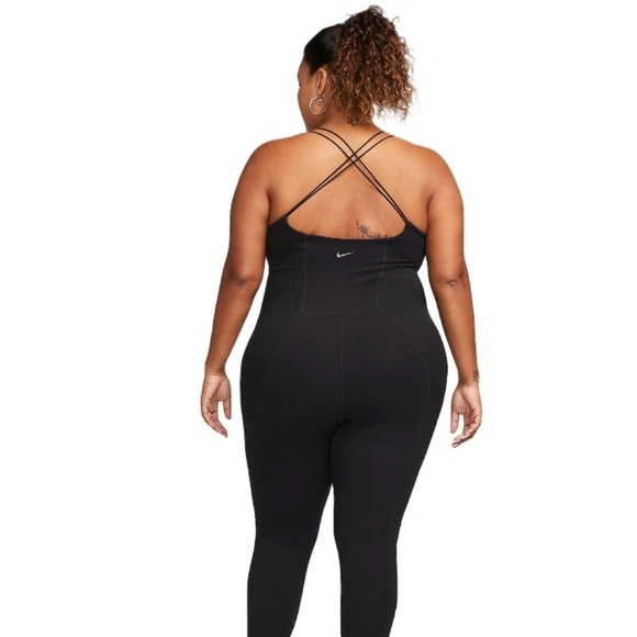 Nike Yoga Women's Yoga Training Jumpsuit Black Size 3X - Picture 2 of 10